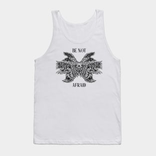 Heavenly Radiance: Biblically Inspired Seraphim Design Tank Top